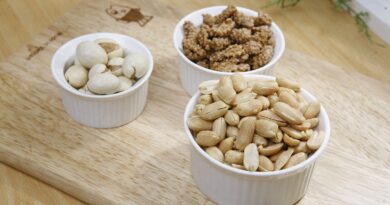 nuts, snacks, food
